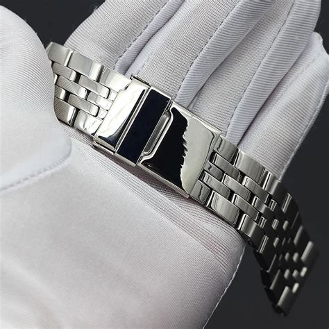 breitling stainless steel watch strap.